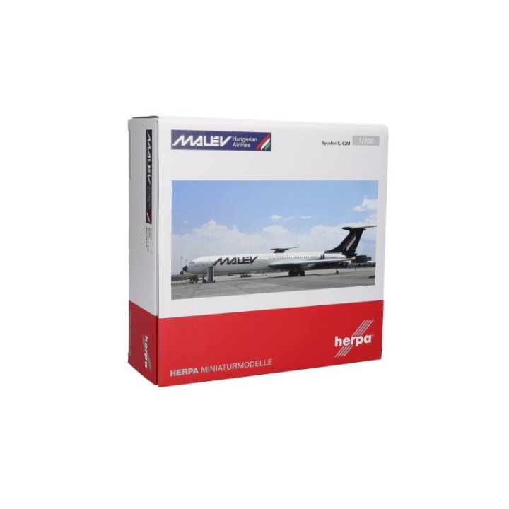 Herpa Malév Hungarian Airlines Ilyushin IL-62M – produktbillede 5