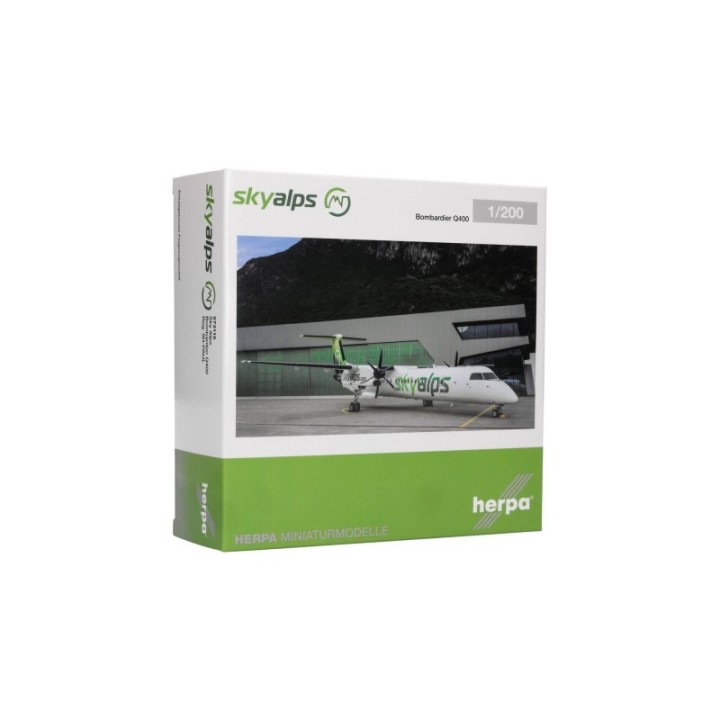 Herpa Sky Alps Bombardier Q400 – produktbillede 5