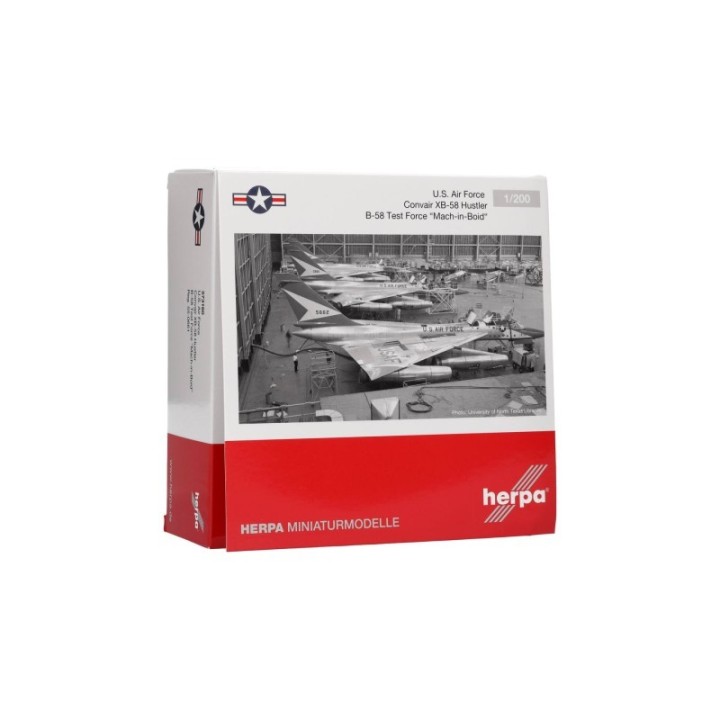 Herpa U.S. Air Force Convair XB-58 Hustler - B-58 Test Force – produktbillede 5