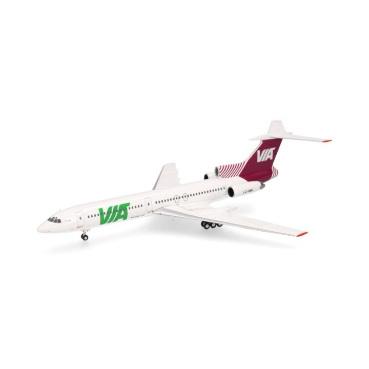 Herpa Air Via Tupolev TU-154M – produktbillede 4