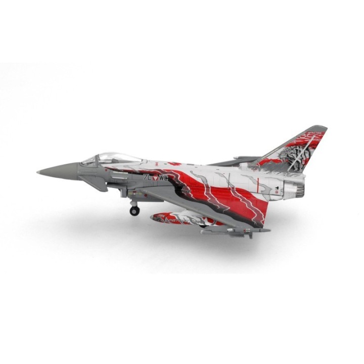 Herpa Austrian Air Force Eurofighter Typhoon - Überwachungsgeschwader Zeltweg Austrian Tigers – produktbillede 2
