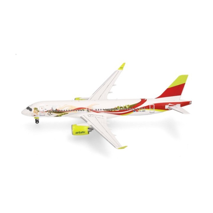 Herpa AirBaltic Airbus A220-300 50th A220 - YL-ABX – produktbillede 2