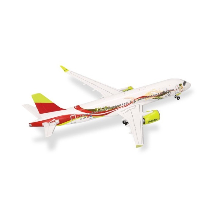 Herpa AirBaltic Airbus A220-300 50th A220 - YL-ABX – produktbillede 3