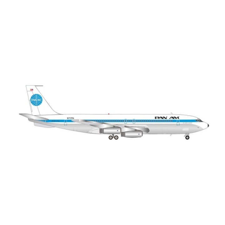 Herpa Pan Am Boeing 707-320 - N717PA Jet Clipper Fleetwing