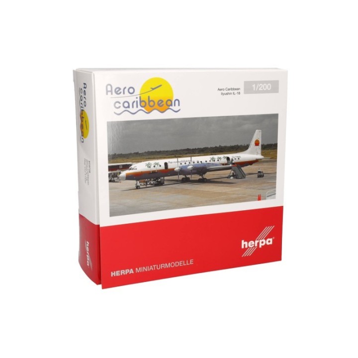 Herpa Aero Caribbean Ilyushin IL-18 – produktbillede 5