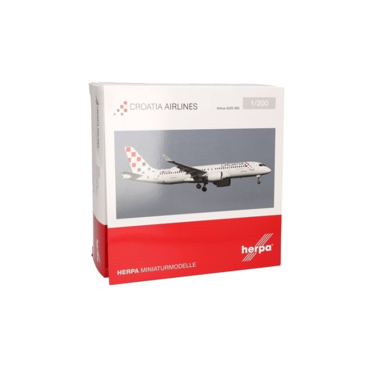 Herpa Croatia Airlines Airbus A220-300 – produktbillede 5