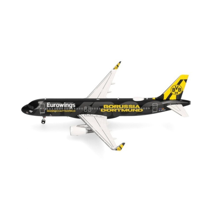 Herpa Eurowings Airbus A320 BVB Mannschaftsairbus (2025) – produktbillede 2