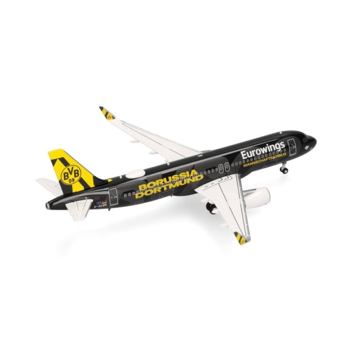 Herpa Eurowings Airbus A320 BVB Mannschaftsairbus (2025) – produktbillede 3