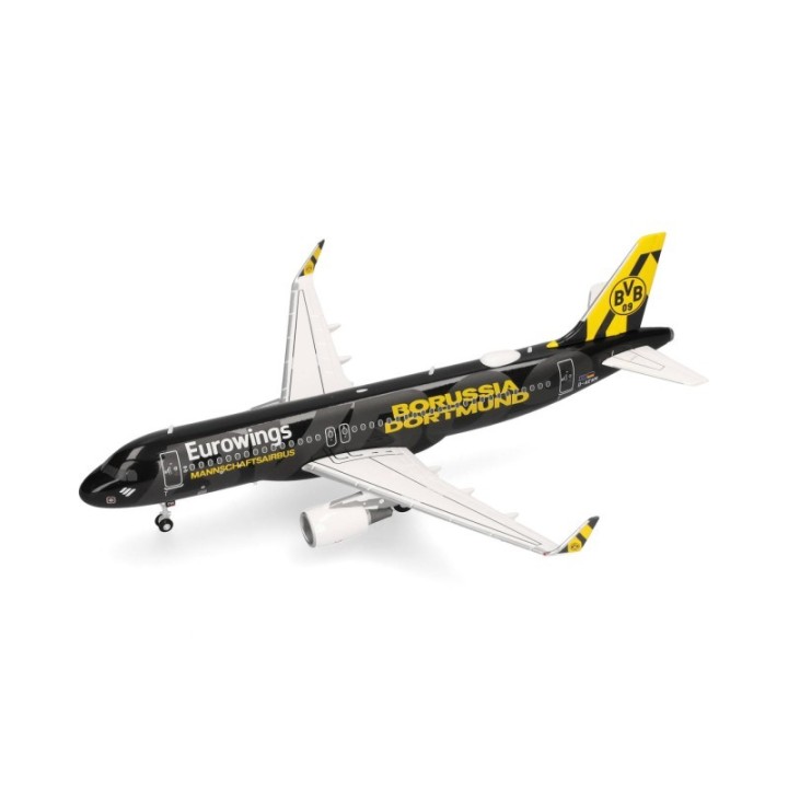 Herpa Eurowings Airbus A320 BVB Mannschaftsairbus (2025) – produktbillede 4