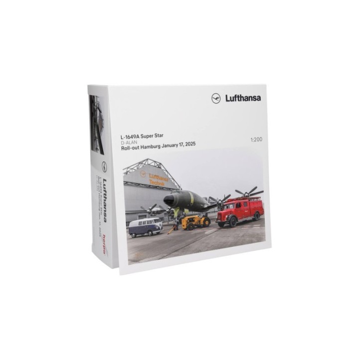 Herpa Lufthansa Lockheed L-1649A Super Star Roll-out Hamburg January 17 2025 – produktbillede 5