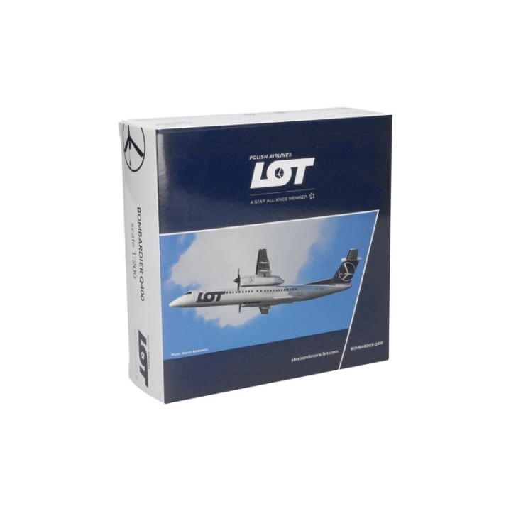 Herpa LOT Polish Airlines Bombardier Q400 – produktbillede 5
