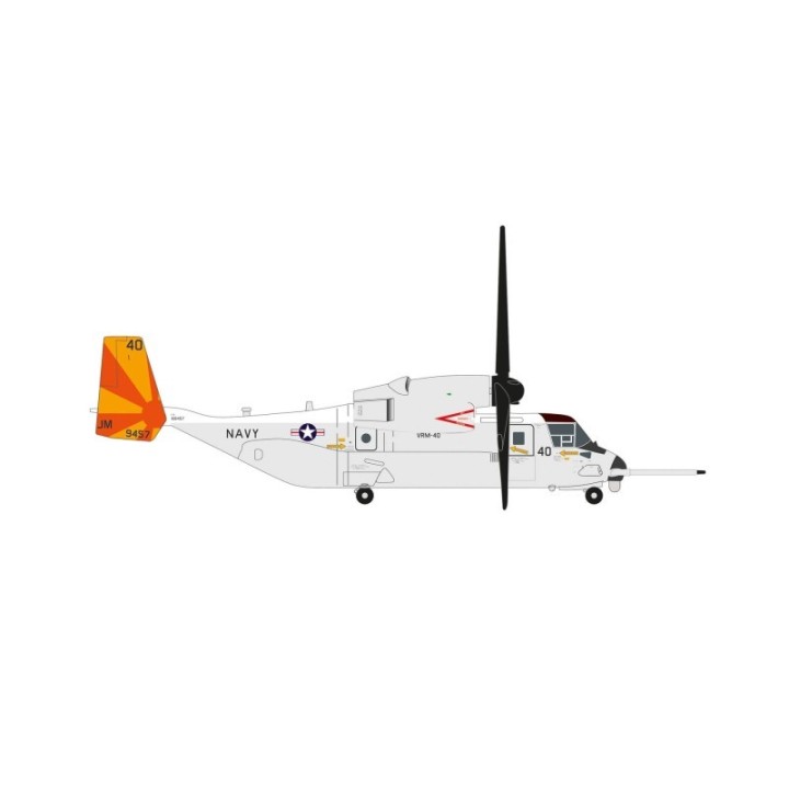 Herpa Bell Boeing CMV-22B Osprey - VRM-40 Mighty Bisons Naval Station Norfolk