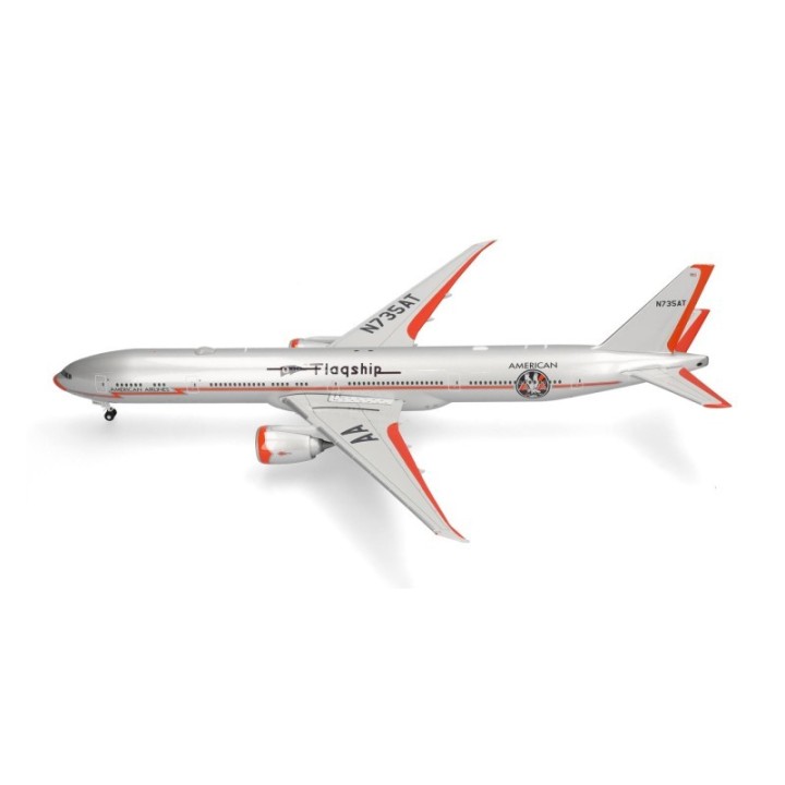 Herpa American Airlines Boeing 777-300ER - Flagship Heritage bemaling – produktbillede 2
