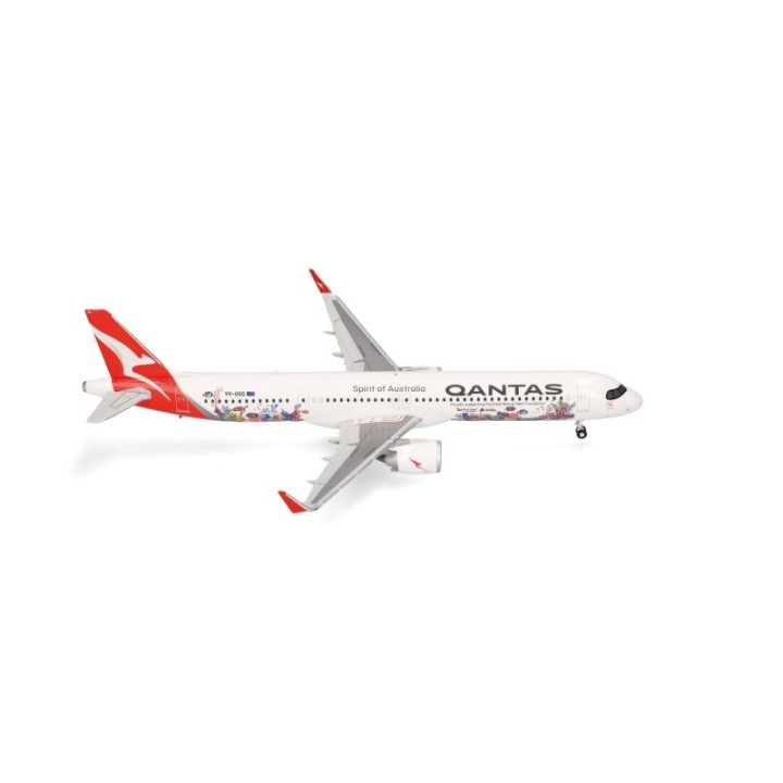 Herpa Qantas Airbus A321XLR - Great Barrier Reef bemaling