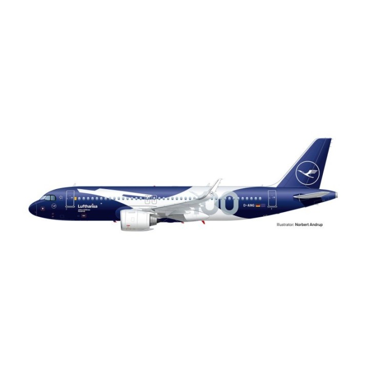 Herpa Lufthansa Airbus A320neo 100 år – produktbillede 2