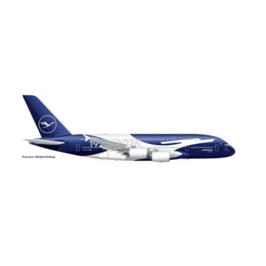 Herpa Lufthansa Airbus A380 100 år