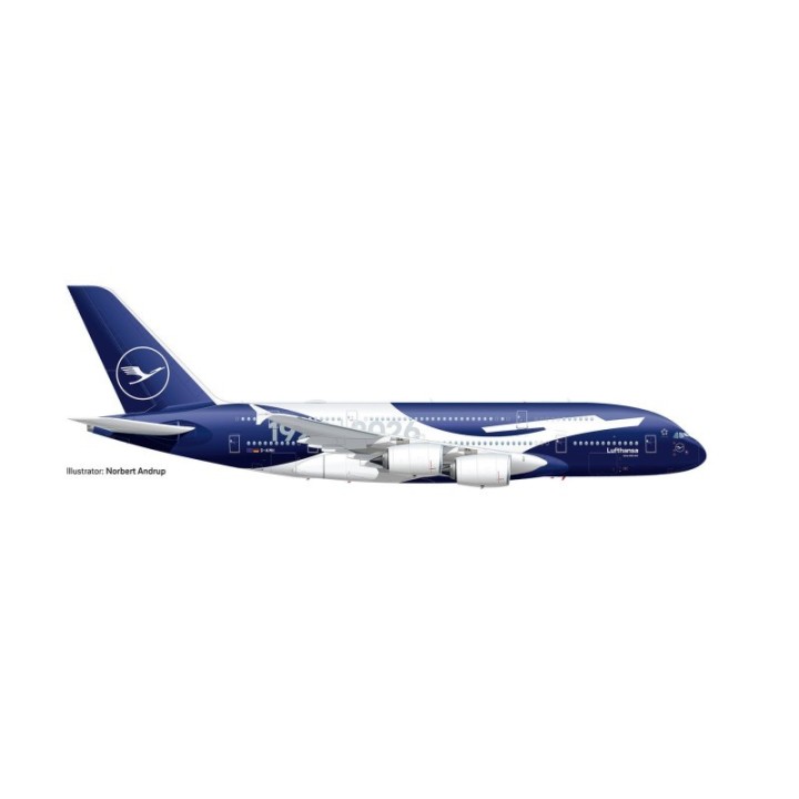 Herpa Lufthansa Airbus A380 100 år
