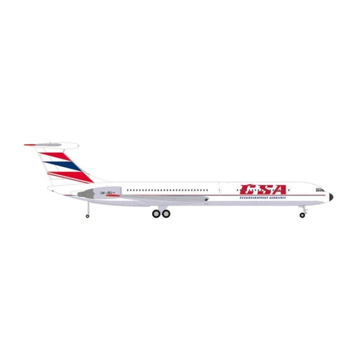 Herpa CSA Czechoslovak Airlines Ilyushin IL-62M