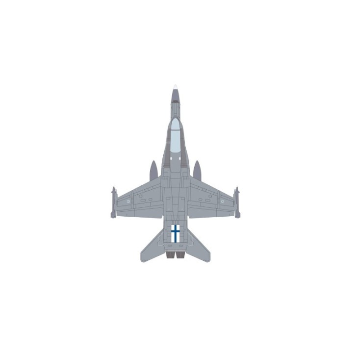 Herpa Finnish Air Force McDonnell Douglas F/A-18C Hornet - Fighter Squadron 11 (HävLLv 11) Rovaniemi – produktbillede 2