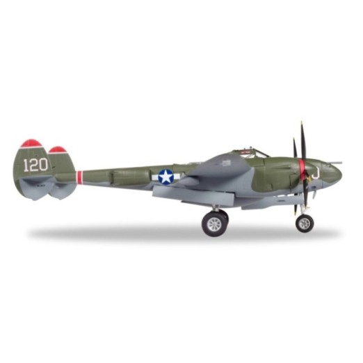Herpa U.S. Army Air Forces P-38L Lightning - Capt V.E. Jett 431st Fighter Squadron Thoughts Of Midnite