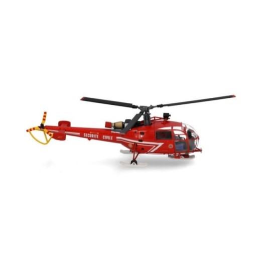 Herpa Sécurité Civile Sud Aviation SA 316 Alouette III - GHSC Base Chamonix / Musée de l’Air et de l’Espace