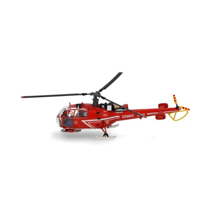 Herpa Sécurité Civile Sud Aviation SA 316 Alouette III - GHSC Base Chamonix / Musée de l’Air et de l’Espace – produktbillede 2
