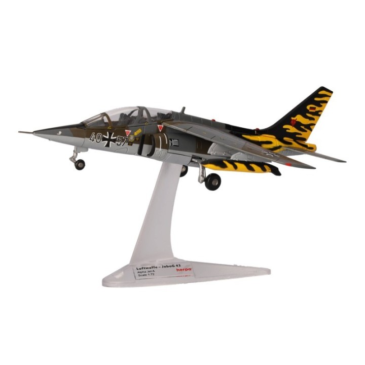 Herpa Luftwaffe Alpha Jet A - Fighter-Bomber Wing 43 (JaboG 43) Oldenburg - NATO Tiger Meet 1991 – produktbillede 4