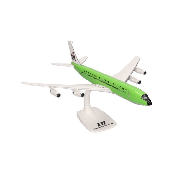 Herpa Braniff International Boeing 707-320 - Solid lime green – produktbillede 3