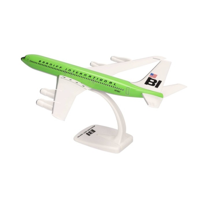 Herpa Braniff International Boeing 707-320 - Solid lime green – produktbillede 4