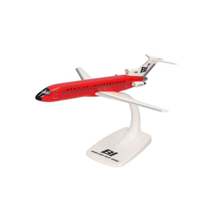Herpa Braniff International Boeing 727-200 - Solid Red - N401BN