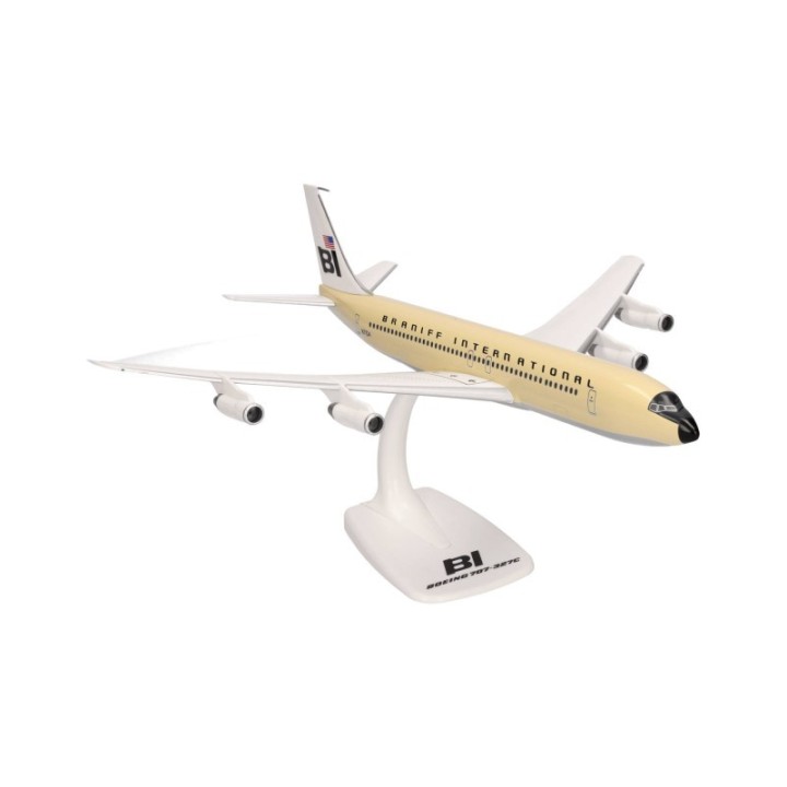 Herpa Braniff International Boeing 707-320 - Solid beige – produktbillede 3