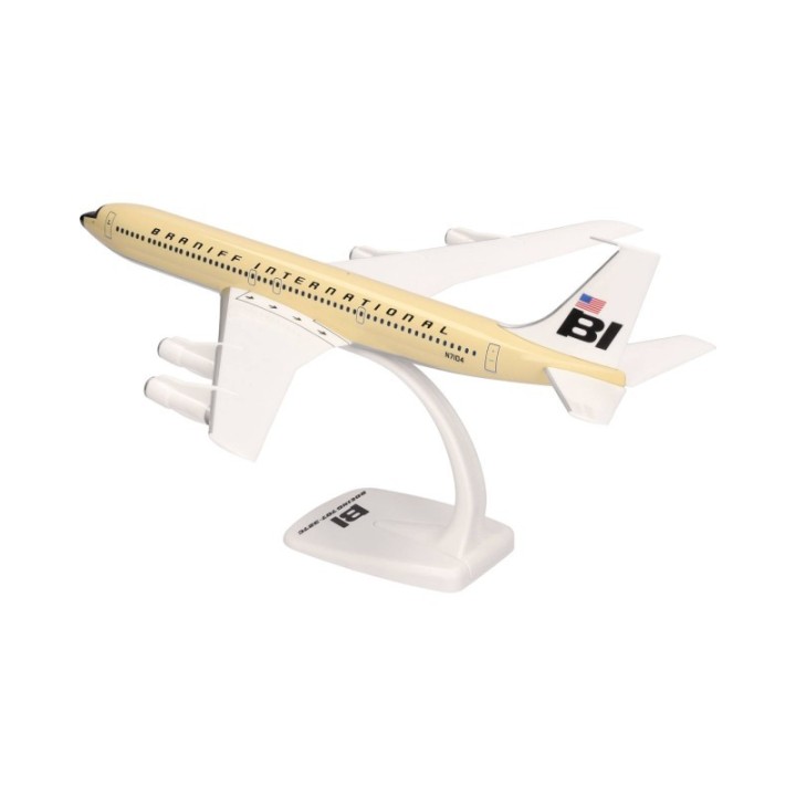 Herpa Braniff International Boeing 707-320 - Solid beige – produktbillede 4