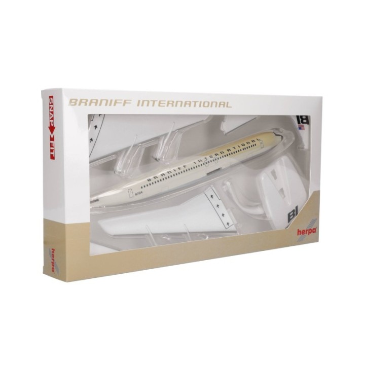 Herpa Braniff International Boeing 707-320 - Solid beige – produktbillede 5