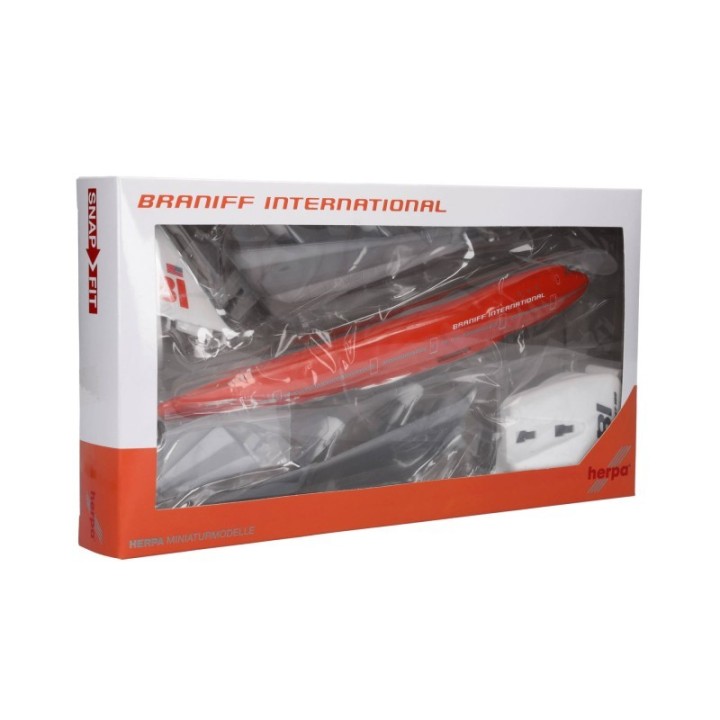 Herpa Braniff International Boeing 747-100 Big Pumpkin – produktbillede 5