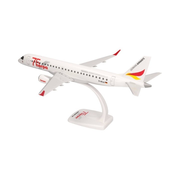 Herpa German Airways Embraer E190 Herpa 75 Years – produktbillede 4
