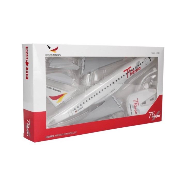 Herpa German Airways Embraer E190 Herpa 75 Years – produktbillede 5