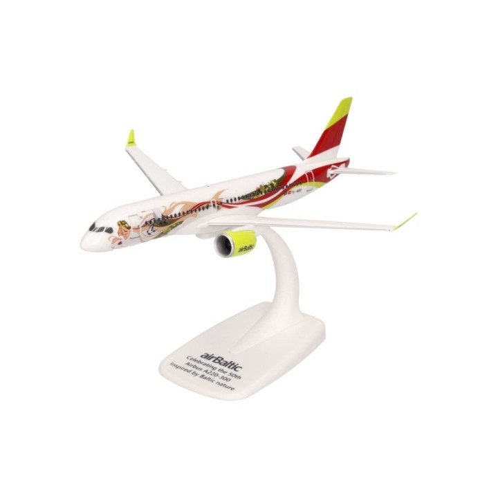Herpa AirBaltic Airbus A220-300 50th A220 - YL-ABX