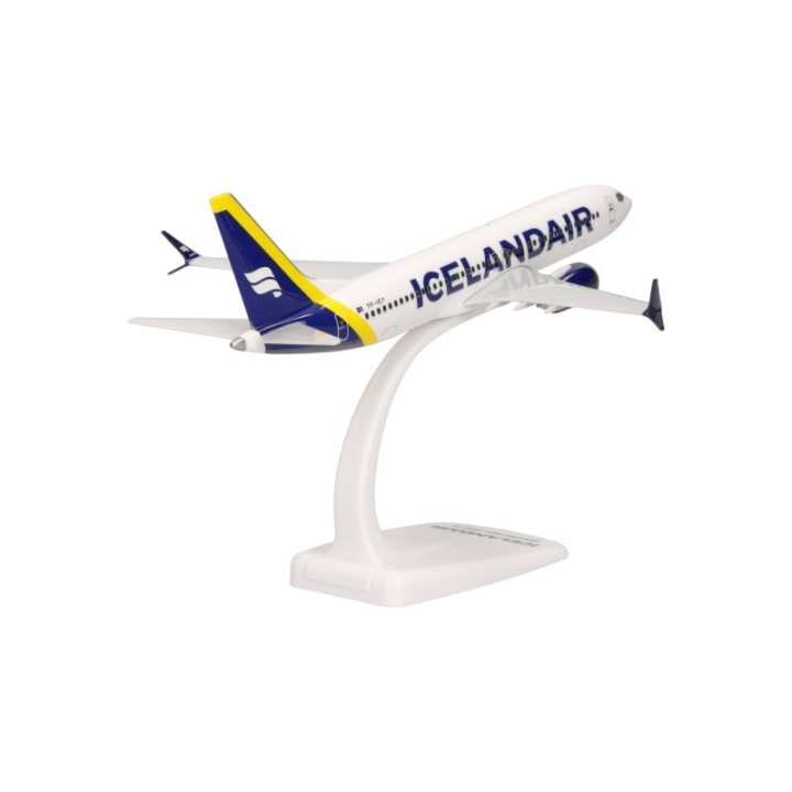 Herpa Icelandair Boeing 737 Max 8 - yellow tail stripe – produktbillede 2