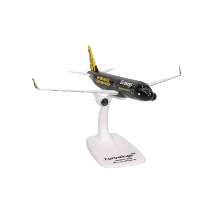 Herpa Eurowings Airbus A320 BVB Mannschaftsairbus (2025) – produktbillede 3