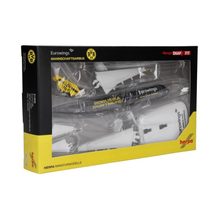Herpa Eurowings Airbus A320 BVB Mannschaftsairbus (2025) – produktbillede 5