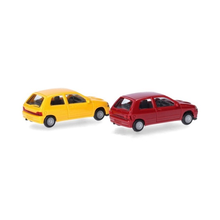 Herpa MiniKits Renault Clio 16V Jaune/Rouge Etrusque – produktbillede 3