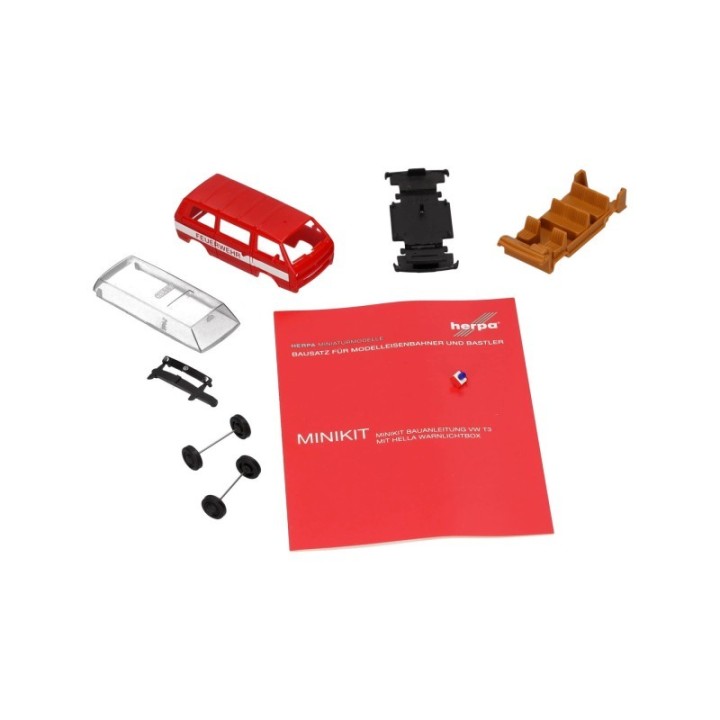 Herpa MiniKits VW T3 Bus Feuerwehr – produktbillede 4