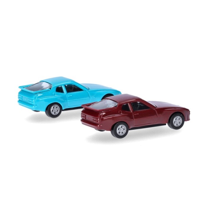 Herpa MiniKit Porsche 944 rød/blå – produktbillede 2