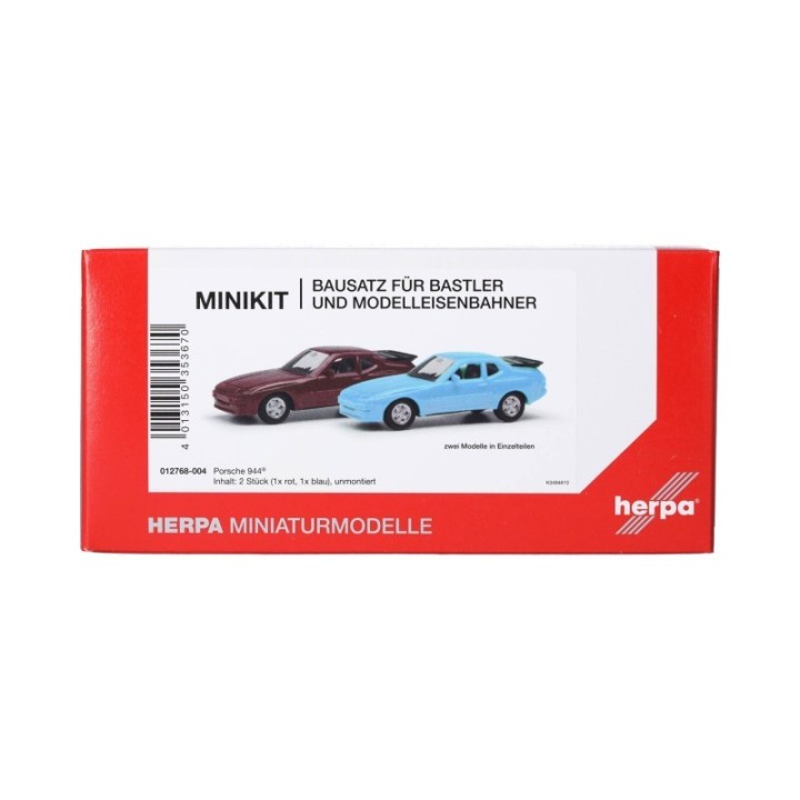 Herpa MiniKit Porsche 944 rød/blå – produktbillede 4