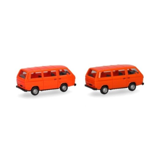 Herpa MiniKit VW T3 Bus leuchtrød undorange 2 stk