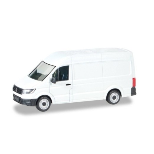 Herpa MiniKit: VW Crafter kassevogn med højt tag. hvid