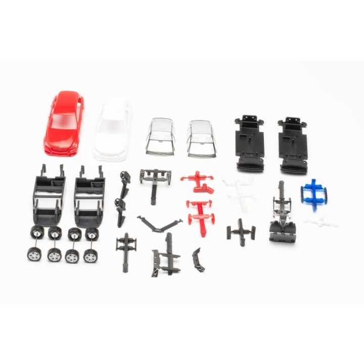 Herpa MiniKit Mercedes-Benz C-Klasse Kombi mit Warnbalken (2 stk.) – produktbillede 4