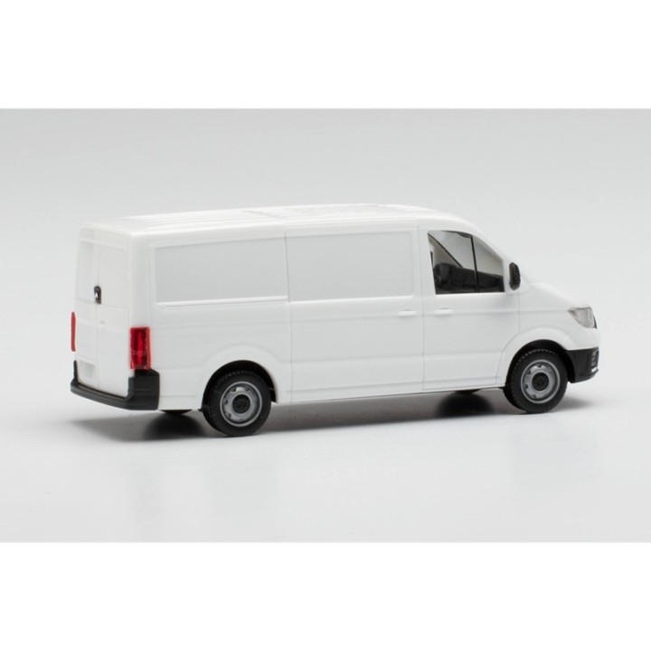 Herpa Minikit MAN TGE kassevogn med lavt tag hvid – produktbillede 5