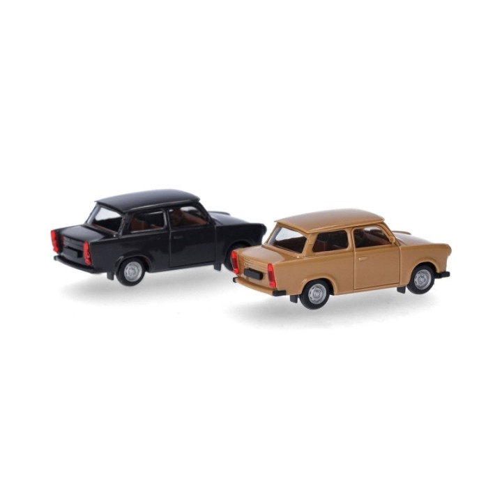 Herpa MiniKit Trabant 601 Limousine samtocker/rallyesort – produktbillede 2