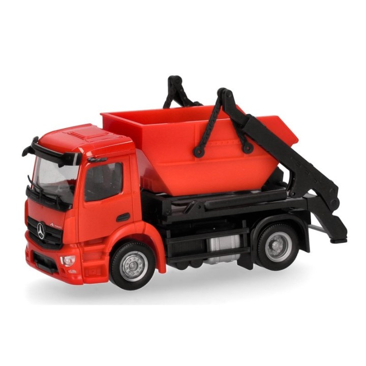 Herpa MiniKit Mercedes-Benz Actros S containerbil AK12 rød – produktbillede 2